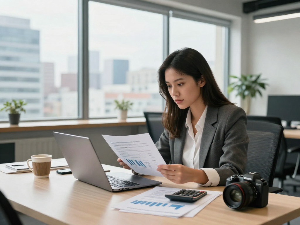 Zakelijke lening zonder jaarcijfers aanvraag in professionele kantooromgeving.